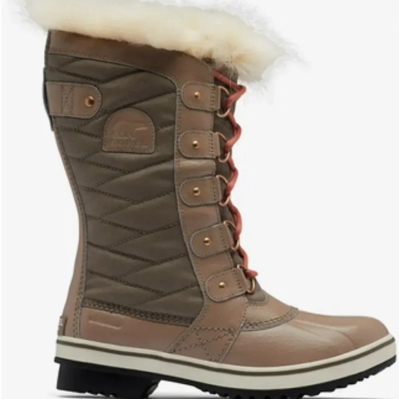 Sorel 'Tofino II' Faux Fur Lined Waterproof Boot in Omega Taupe Sz: 7 - Picture 3 of 15